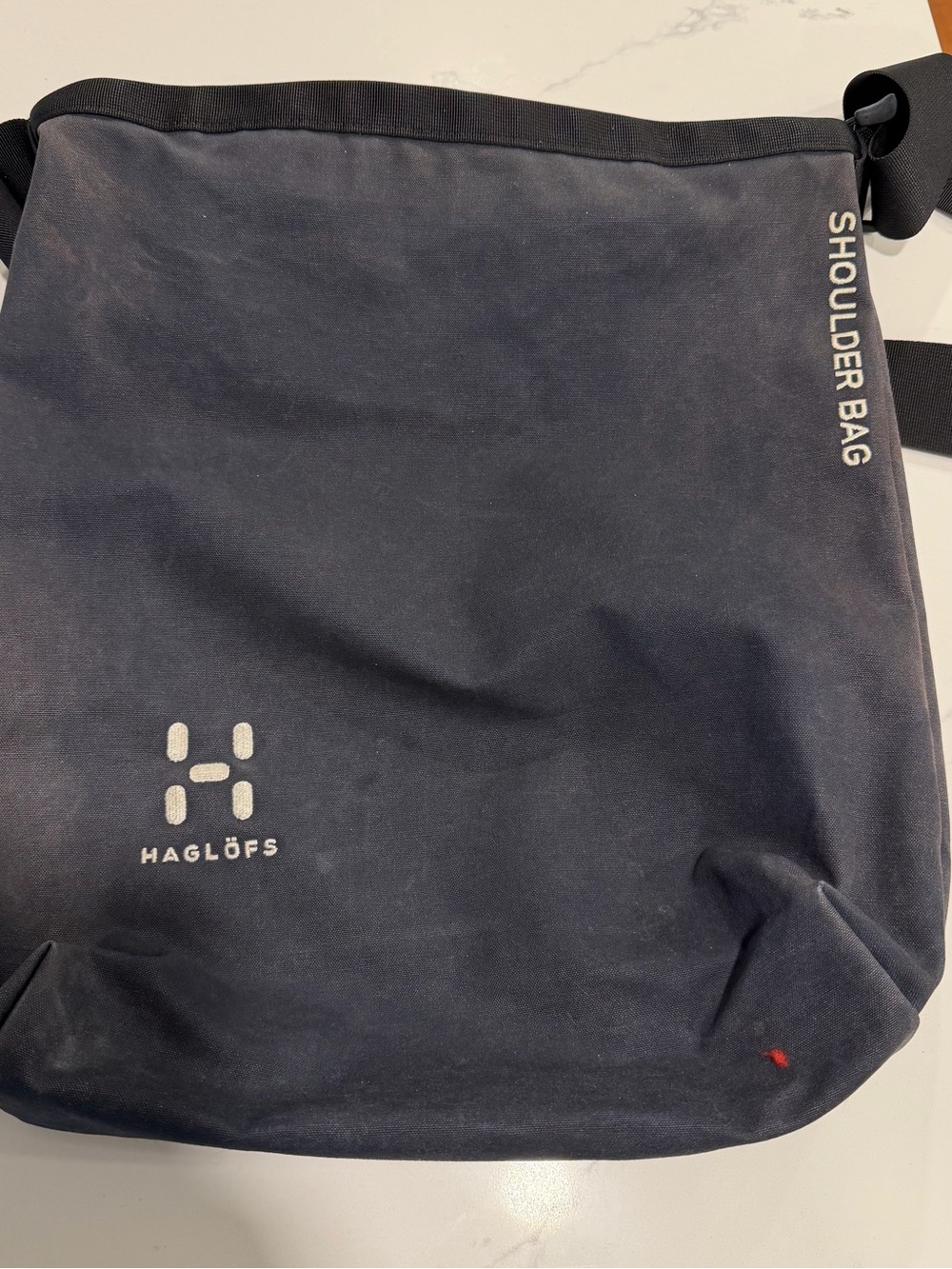 Haglöfs Navy Crossbody Shoulder Bag - Casual Everyday Messenger